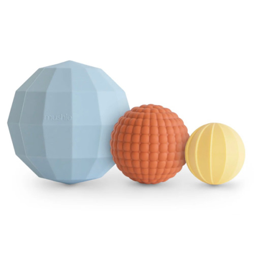 Nesting Spheres Sensory Toy - Powder Blue by Mushie – Pacifier Kids Boutique