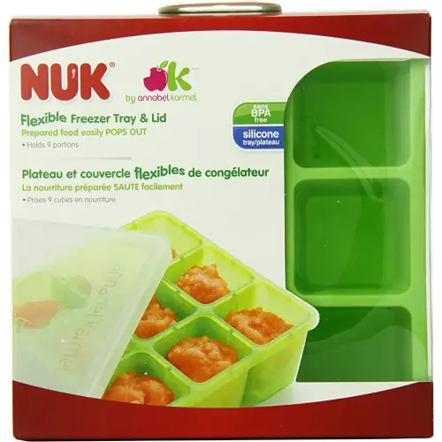 NUK Homemade Baby Food Flexible Freezer Tray and Lid Set