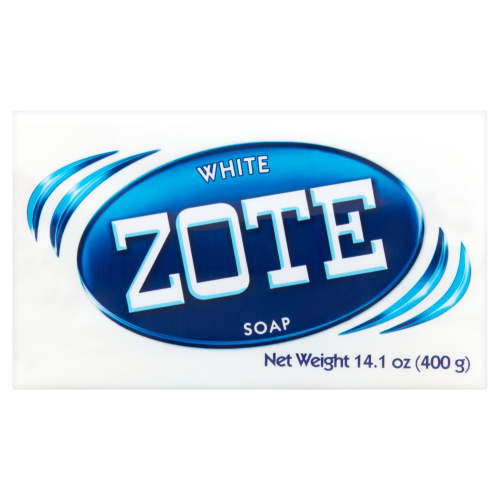 Zote White Laundry Bar Soap, Hand & Machine Wash, All Ages, Gentle & Long-Lasting, Laundry Detergent, Bar Cleanser with Sodium Tallowate, 14.1 oz