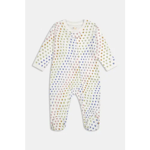 Infant Disco Hearts Zipper Footie | Roller Rabbit