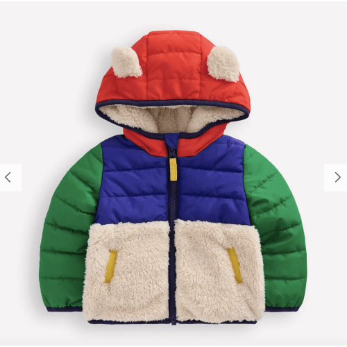 Mixed Borg Jacket-Multi Colour Block | Boden USA