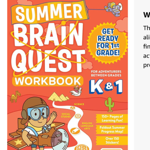 Summer Brain Quest: Between Grades K & 1