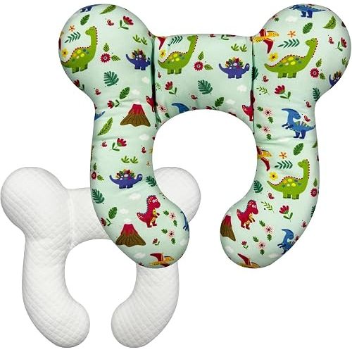 Baby Neck Pillow - Upgraded Baby Support Travel Head Pillow, Portable Headrest for Toddlers & Children for Car Rides, Planes, Road Trips (A11)