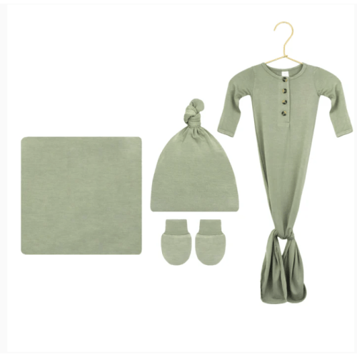 Newborn Hat Bundle (Gown) in color Marley
