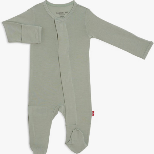 Magnetic Me Footie Pajamas Soft Modal Baby Sleepwear with Quick Magnetic Fastener | Boys and Girls Sleeper Preemie-24 Months