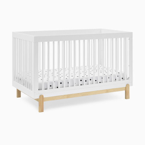 Delta Children Poppy 4-in-1 Convertible Crib - Bianca White/Natural