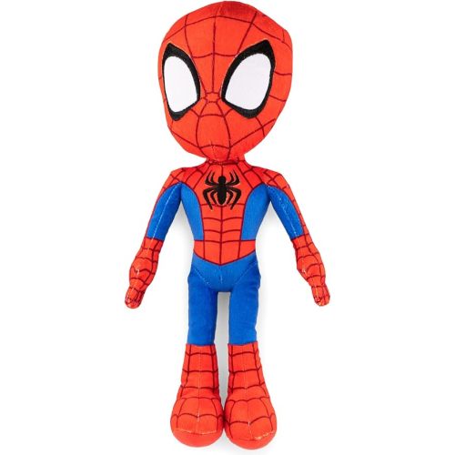 Marvel Spidey and His Amazing Friends Spiderman Plush Pillow Buddy, Red | 17 Inches, Official Product, Ultra-Soft Polyester, Stuffed Plushie, Spot Clean Only, Boys Gift