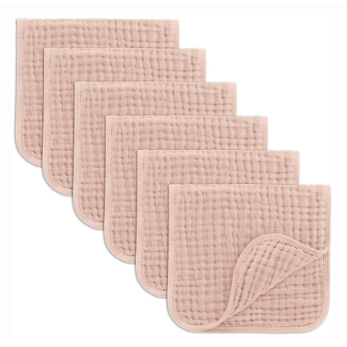 Muslin Burp Cloths in Blush – Comfy Cubs