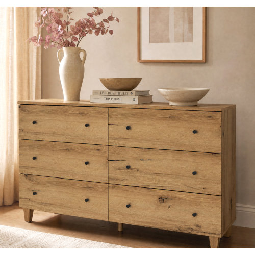 Latitude Run® Lysiane Kids Dresser With 6 Drawers For Children's Room Bedroom & Reviews | Wayfair