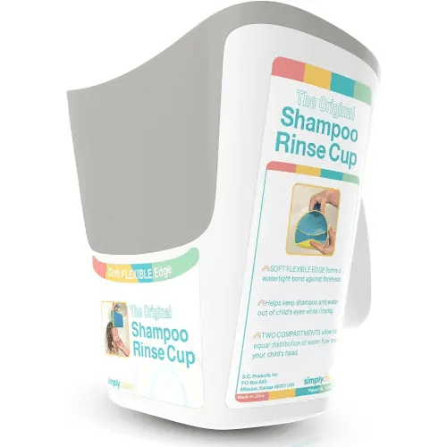 S.C. Products, Inc. Shampoo Rinse Cup for Kids | Baby Bath Pail | Tear Free Baby Rinser Pail