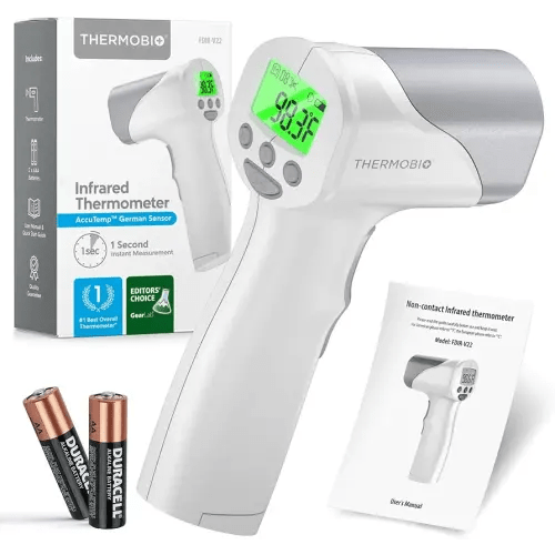 Medical Grade FSA HSA Approved Heavy Duty Touchless Infrared Forehead Thermometer, for Adults & Baby Digital Thermometer Gun, 1s Instant Results