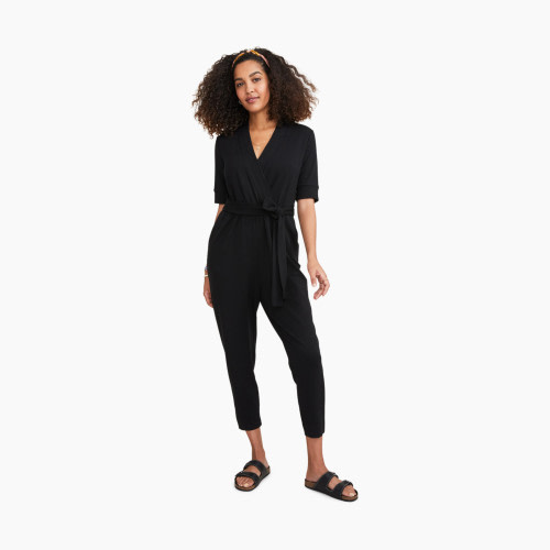 Hatch Collection The Nurse-To-Errands Jumpsuit - Black, 1