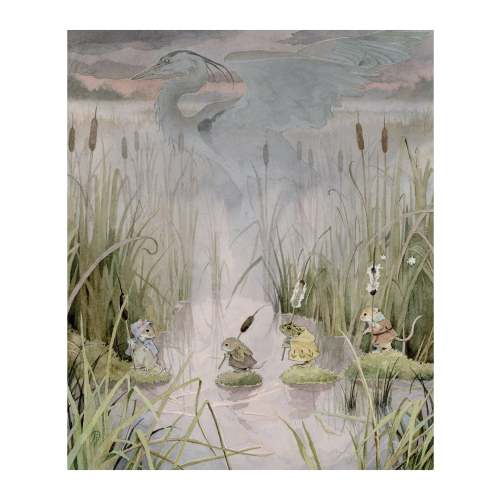 Lily Seika Jones - The Cattail Procession Print