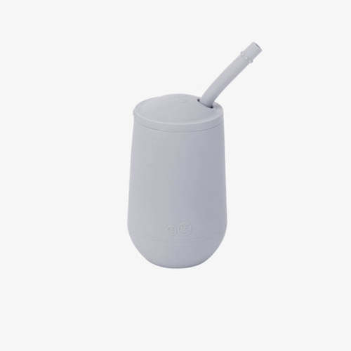 EZPZ Happy Cup + Straw System (gray)