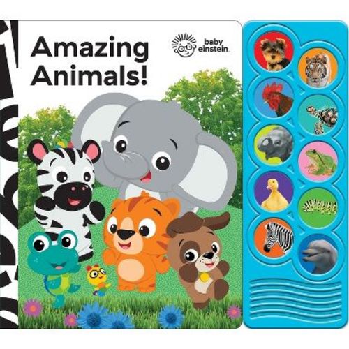 Baby Einstein Amazing Animals 10 Button Sound Book (Board Book)