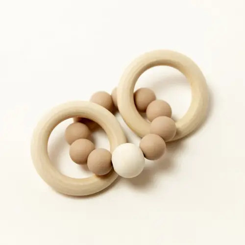 Wooden Teether (sage or white)