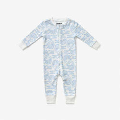 Zip Sleeper - Alligator in Bay Blue | Lewis