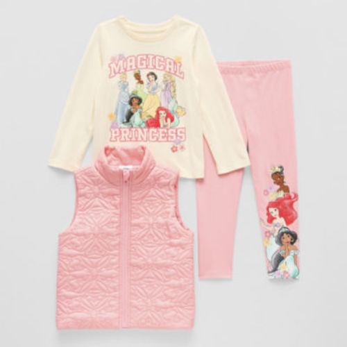 Toddler Girls Princess 3-pc. Pant Set