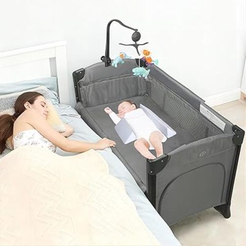 Baby Side Wedge Sleeper Pillow Wedge with Adjustable Velvet | Maternity Wedge Pillow for Side Sleeping (gray078)