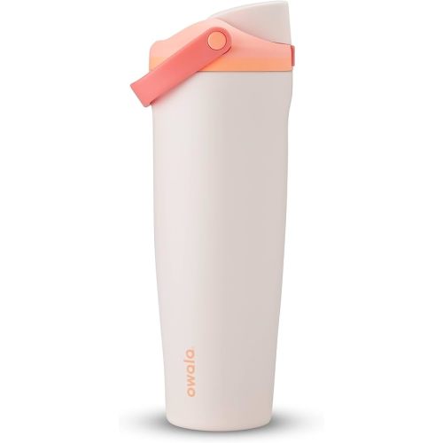 Owala FreeSip Sway - Stainless Steel-40-oz.-Orange/Tan(Sparkling Sherbet)