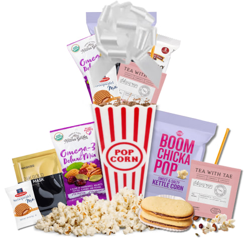 Mom’s Night In Gift Basket – Relaxation and Movie Night Gift Set for Women, Self Care Spa Box with Snacks, Cozy Gifts for Mother’s Day, Birthday or Get Well
