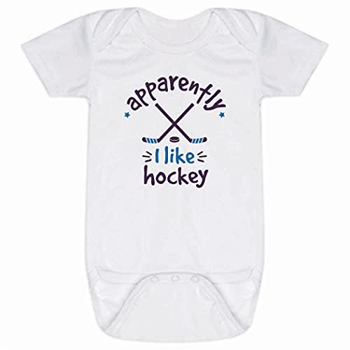 ChalkTalkSPORTS Hockey Baby & Infant One Piece | Ice Hockey Theme Bodysuits