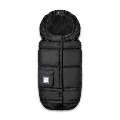 7AM Enfant Stroller Blanket 212 - Adjustable Baby Car Seat Zipped Blanket for Babies Winter, Unisex Multi Purpose Fleece Lined Warm Hooded Toddler Footmuff Water Repellent | (6M - 4T)