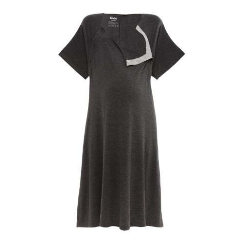 Frida Mom - Labour and Delivery Nursing Gown - Breastfeeding, Newborn Baby, Hospital Bag Essential Easy-Snap, Tagless, Skin-to-Skin Access for Nursing and Full Coverage in the Back, One Size - Walmart.ca