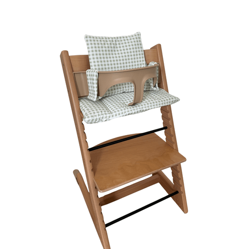 Sage Gingham 2 in 1 Cushion