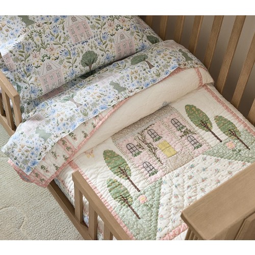 Dollhouse Toddler Quilt | Pottery Barn Kids
