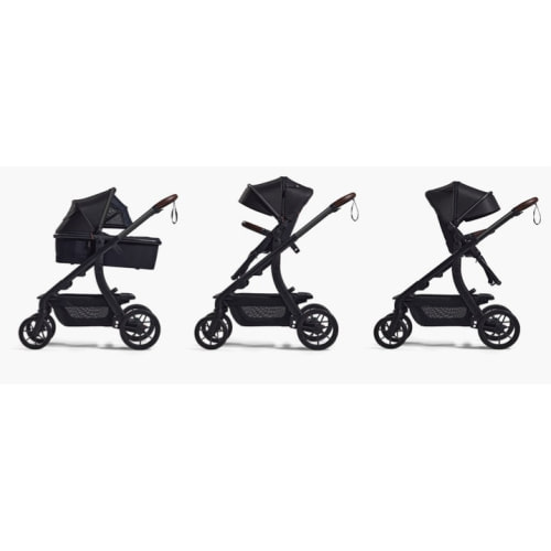 Momcozy ChangeGo Baby Stroller, Convertible Single-to-Double-to-Wagon Stroller with 23 Configurations, Carry-cot and Seat Included, Large PU Wheels, All-Wheel Suspension ＆ Extendable UPF50+ Canopy