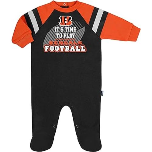 Gerber NFL Unisex Baby Nfl Team Footed Sleep and Play