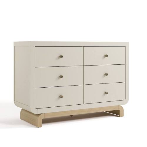 Storkcraft Santorini Driftwood Base 6-Drawer Dresser