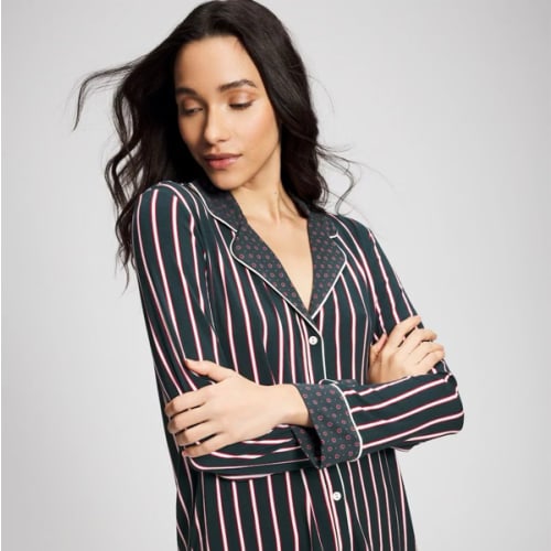SOMA Cool Nights Long Sleeve Pajama Top