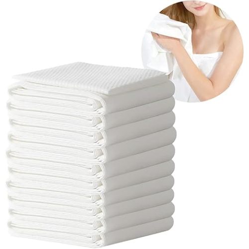 Disposable Bath Towels Body Towel,Big Towels for Travel,Hotel, Trip, Camping, Soft Towel Set Inch 10 Pack