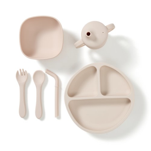 Dymples Silicone Feeding Set - Beige