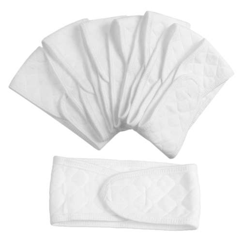 LUU-Baby Belly Band Soft Cotton Infant Newborn Belly Wrap Umbilical Cords Umbilical Hernia Belt for Baby 8Pcs Square Style_SAI