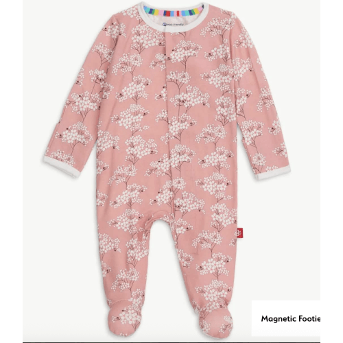 Magnetic Footie – Magnetic Me (Color: Cherry Blossom, 9-12M)
