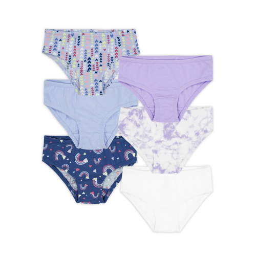 Wonder Nation Toddler Girl's Hipster Underwear, 6-Pack, Sizes 4T-5T