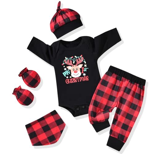 Aalizzwell Newborn Baby Boy Long Sleeve Outfit for Fall Winter