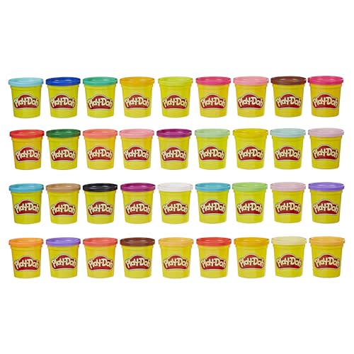 Play-Doh Modeling Compound 36-Pack Case of Colors, Non-Toxic, 3 Oz Cans of Assort. Colors, Back to School Classroom Supplies, Preschool Toys, Ages 2+ (Amazon Exclusive)