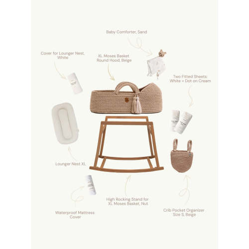 Premium Moses Basket Set XL – Anzy Home