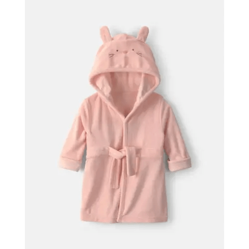 Baby Girl Bunny Terry Robe - Pink | Carter's