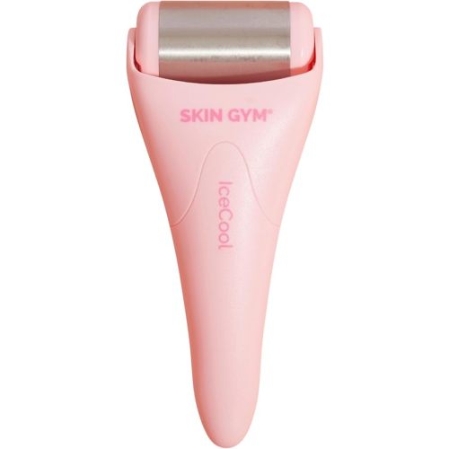 SKIN GYM IceCool Stainless Steel Ice Roller for Face | Cryo Facial Ice Roller for Puffiness & Redness Relief | Cold Face Roller to Tighten Pores & Soothe Skin