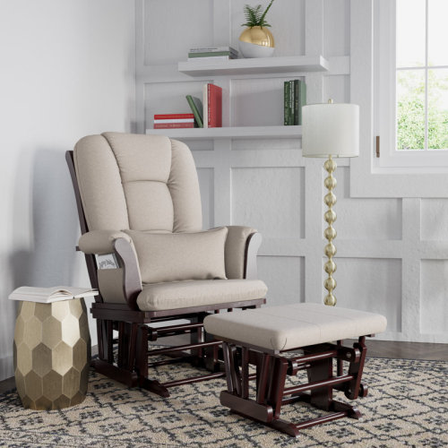 Storkcraft Tuscany Rocking Chair Glider with Ottoman & Reviews | Wayfair