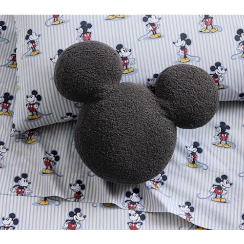 Disney Home x Sanderson Mickey Mouse Shaped Pillow , Black