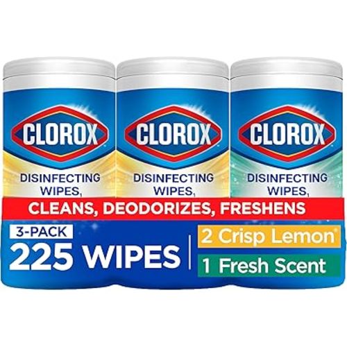 Clorox Disinfecting Cleaning Wipes Variety Pack, 75 Count Each, Pack of 3 (Package May Vary)