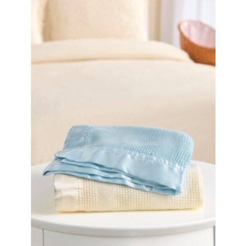 Sweet Lullaby Acrylic Baby Blanket - Ivory