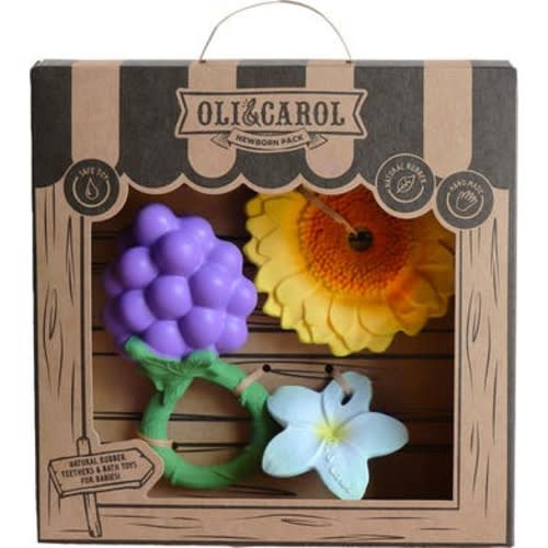 3-Piece Newborn Rattle & Teether Set