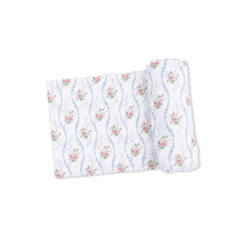 Heirloom Rose Stripe - Swaddle Blanket